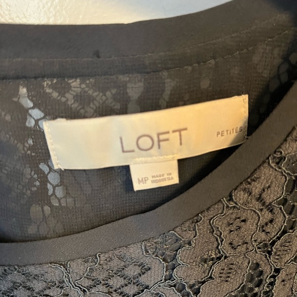 Loft Lined Lace Top - Petite Medium - Picture 2 of 4